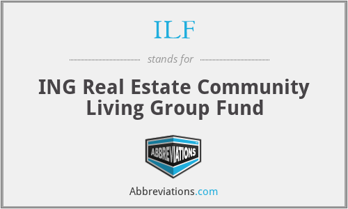 ILF - ING Real Estate Community Living Group Fund