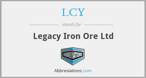 LCY - Legacy Iron Ore Ltd