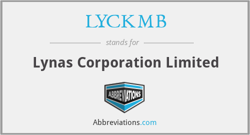 LYCKMB - Lynas Corporation Limited