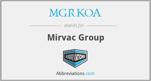 MGRKOA - Mirvac Group