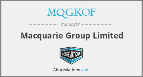 MQGKOF - Macquarie Group Limited