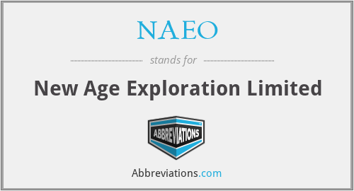 NAEO - New Age Exploration Limited