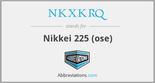 NKXKRQ - Nikkei 225 (ose)