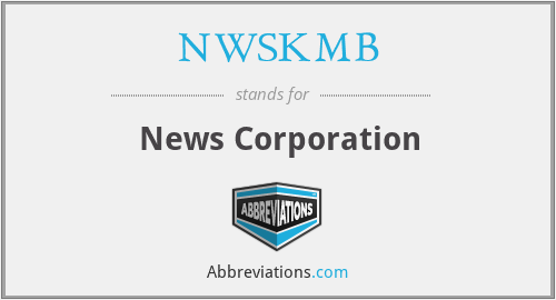NWSKMB - News Corporation
