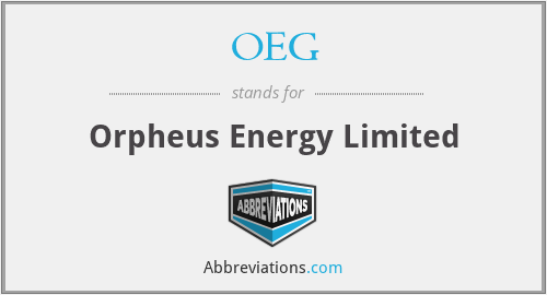 OEG - Orpheus Energy Limited