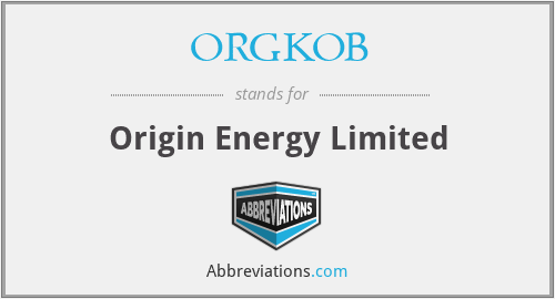 ORGKOB - Origin Energy Limited