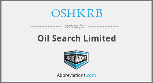 OSHKRB - Oil Search Limited