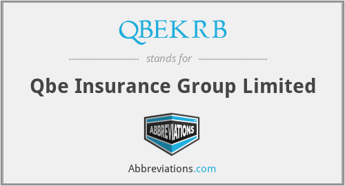 QBEKRB - Qbe Insurance Group Limited