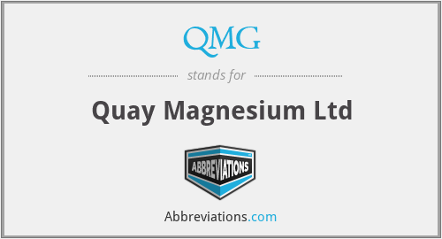 QMG - Quay Magnesium Ltd