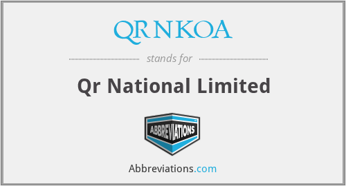QRNKOA - Qr National Limited
