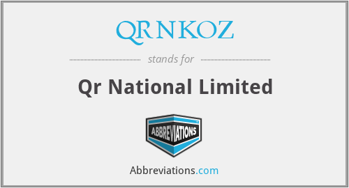 QRNKOZ - Qr National Limited