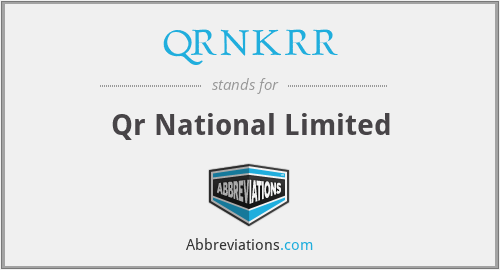 QRNKRR - Qr National Limited