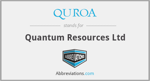 QUROA - Quantum Resources Ltd
