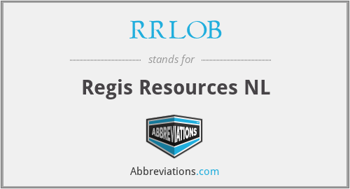 RRLOB - Regis Resources NL