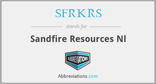 SFRKRS - Sandfire Resources Nl