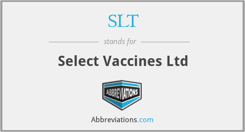 SLT - Select Vaccines Ltd