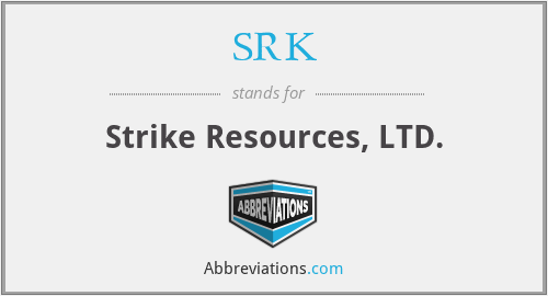 SRK - Strike Resources, LTD.