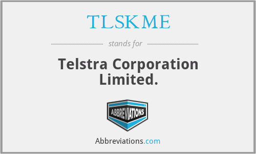 TLSKME - Telstra Corporation Limited.