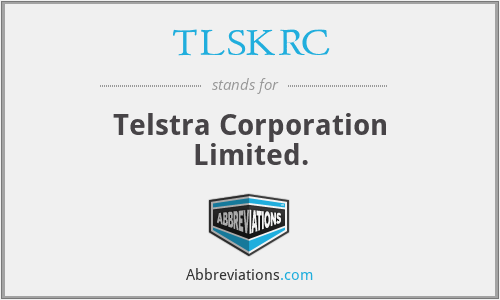 TLSKRC - Telstra Corporation Limited.