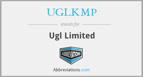 UGLKMP - Ugl Limited