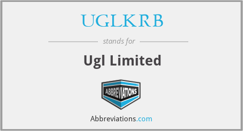UGLKRB - Ugl Limited