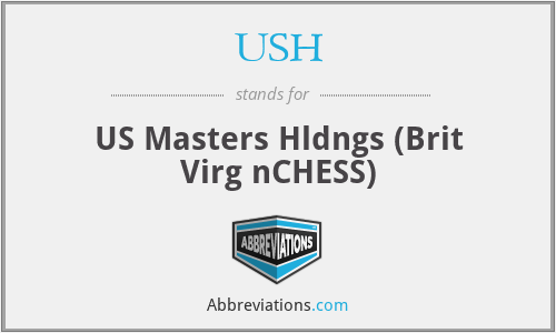 USH - US Masters Hldngs (Brit Virg nCHESS)
