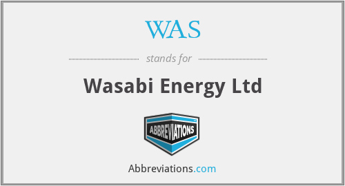 WAS - Wasabi Energy Ltd
