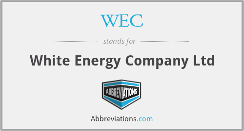 WEC - White Energy Company Ltd