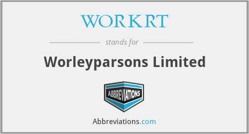 WORKRT - Worleyparsons Limited