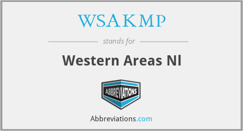 WSAKMP - Western Areas Nl
