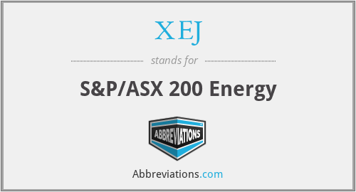 XEJ - S&P/ASX 200 Energy
