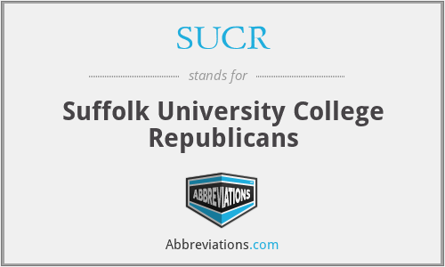 SUCR - Suffolk University College Republicans