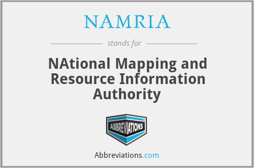 NAMRIA - NAtional Mapping and Resource Information Authority