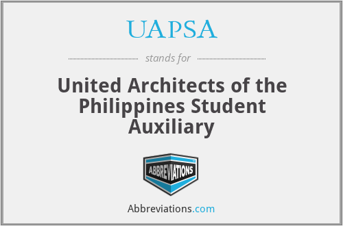 UAPSA - United Architects of the Philippines Student Auxiliary