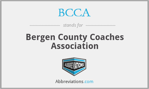 BCCA - Bergen County Coaches Association