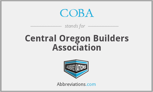 COBA - Central Oregon Builders Association