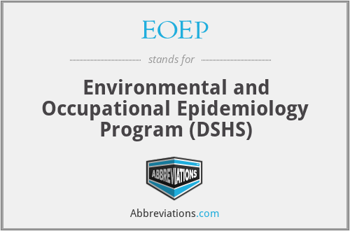EOEP - Environmental and Occupational Epidemiology Program (DSHS)