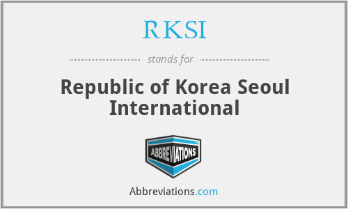 RKSI - Republic of Korea Seoul International