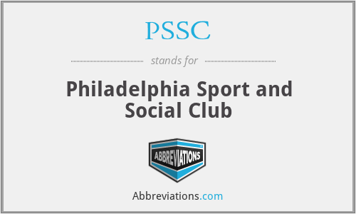 PSSC - Philadelphia Sport and Social Club