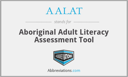 AALAT - Aboriginal Adult Literacy Assessment Tool