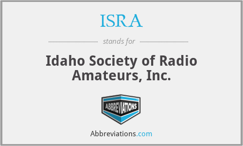 ISRA - Idaho Society of Radio Amateurs, Inc.