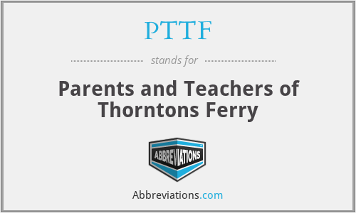 PTTF - Parents and Teachers of Thorntons Ferry
