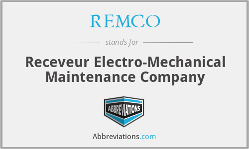 REMCO - Receveur Electro-Mechanical Maintenance Company