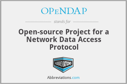 OPeNDAP - Open-source Project for a Network Data Access Protocol