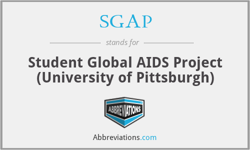 SGAP - Student Global AIDS Project (University of Pittsburgh)