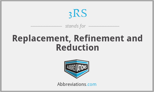 3RS - Replacement, Refinement and Reduction