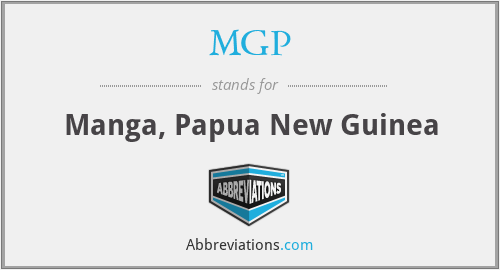MGP - Manga, Papua New Guinea