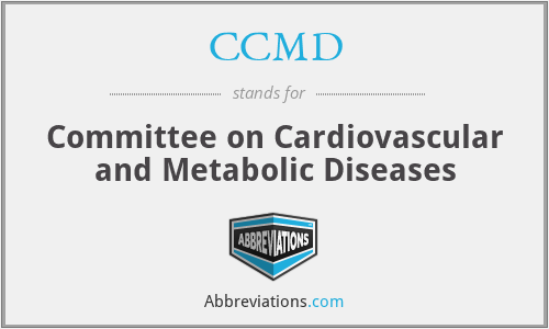 CCMD - Committee on Cardiovascular and Metabolic Diseases