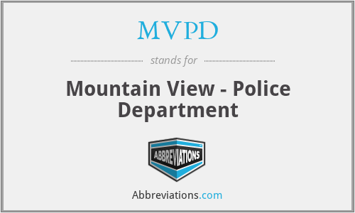 MVPD - Mountain View - Police Department