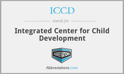 ICCD - Integrated Center for Child Development
